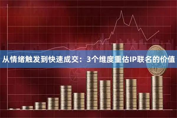 从情绪触发到快速成交：3个维度重估IP联名的价值